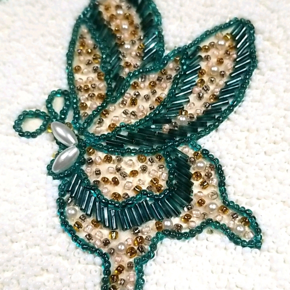 Vintage 1950s Mid Century ADELES Miami Beaded Lucite Wicker Box Bag - Picture 15 of 16